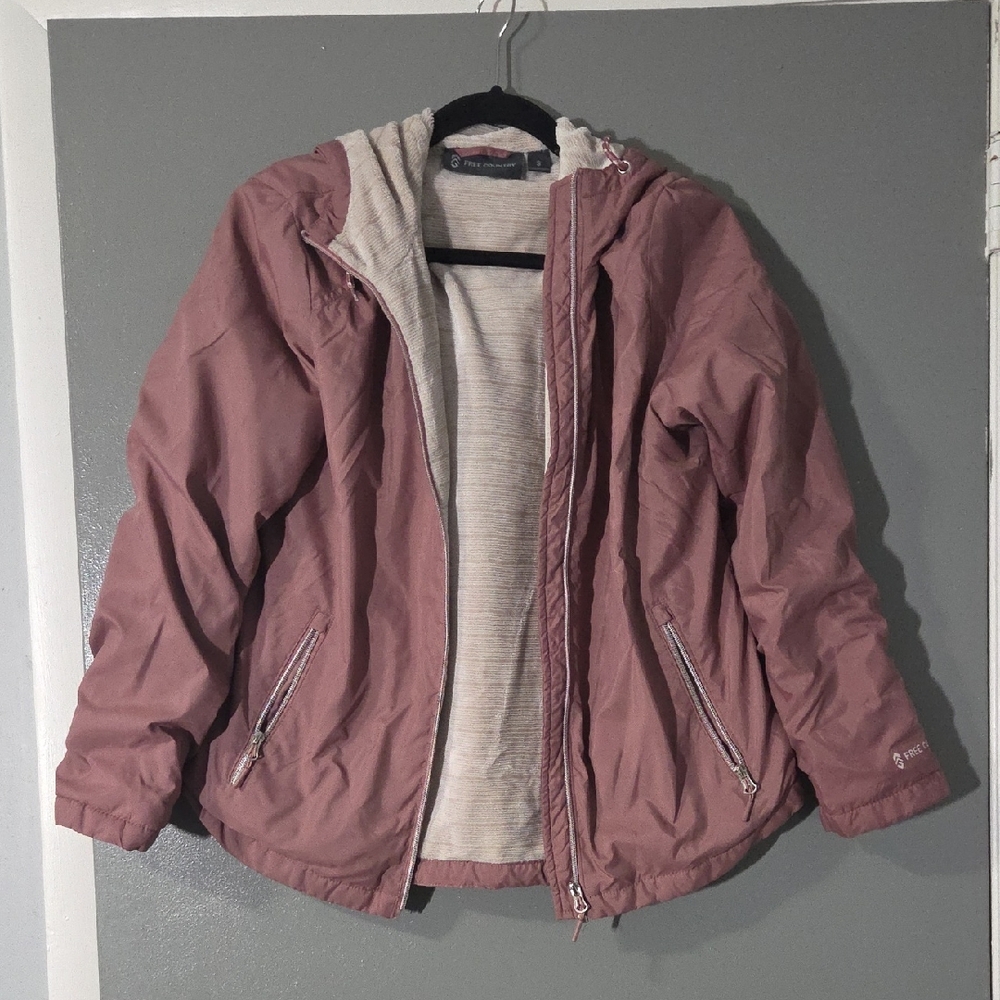 Women's Hooded Water Resistant Jacket With Soft Linned Inside